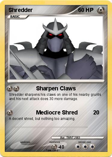 Pokemon Shredder