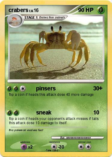 Pokemon crabers