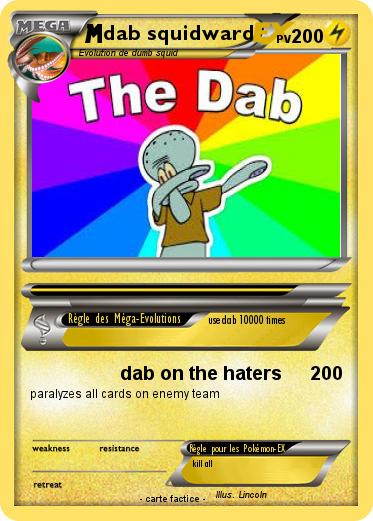 Pokemon dab squidward