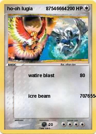 Pokemon ho-oh lugia          87546664