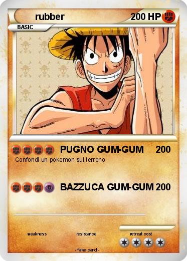Pokemon rubber