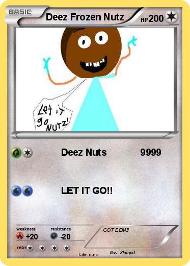 Pokemon Deez Frozen Nutz