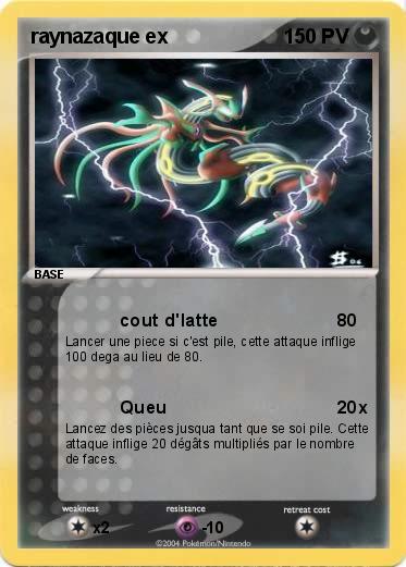 Pokemon raynazaque ex