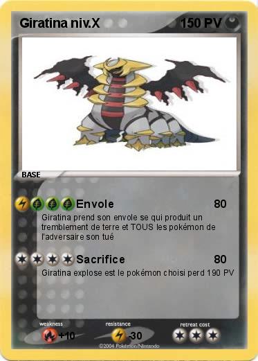 Pokemon Giratina niv.X