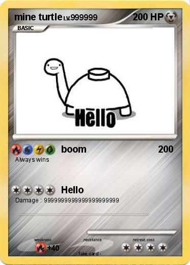 Pokemon mine turtle