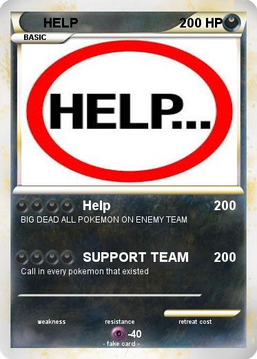 Pokemon HELP