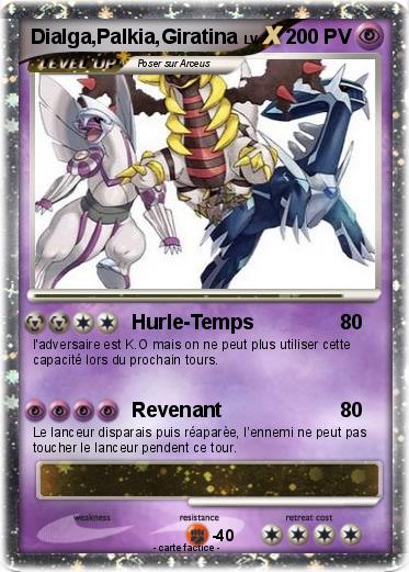 Pokemon Dialga,Palkia,Giratina