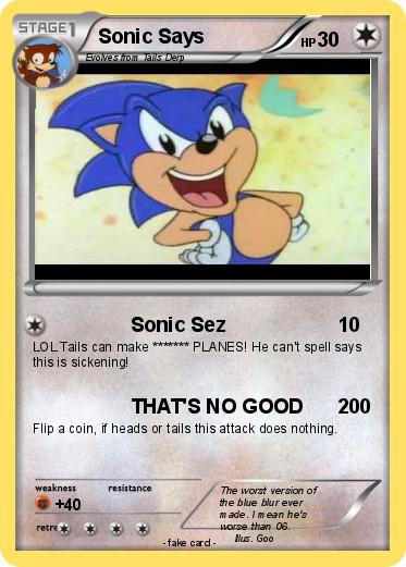 Pokemon Sonic Says