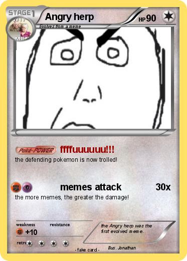 Pokemon Angry herp