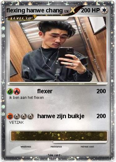 Pokemon flexing hanwe chang