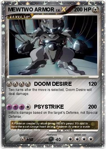 Pokemon MEWTWO ARMOR
