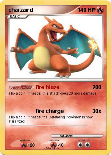 Pokemon charzaird