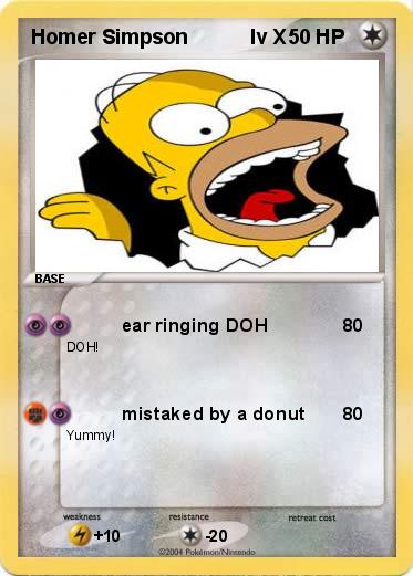 Pokemon Homer Simpson           lv X