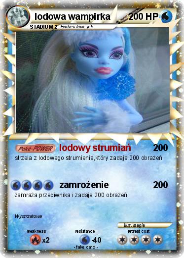 Pokemon lodowa wampirka