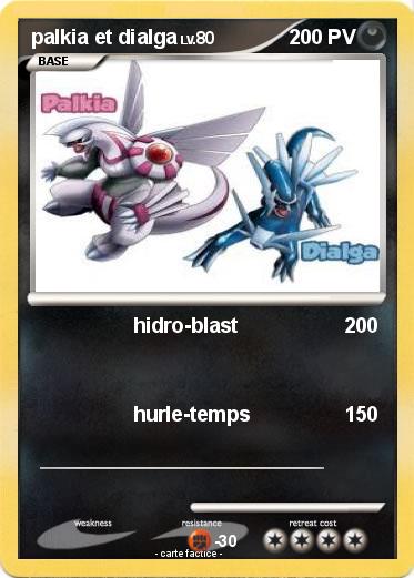 Pokemon palkia et dialga