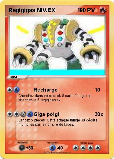 Pokemon Regigigas NIV.EX              1