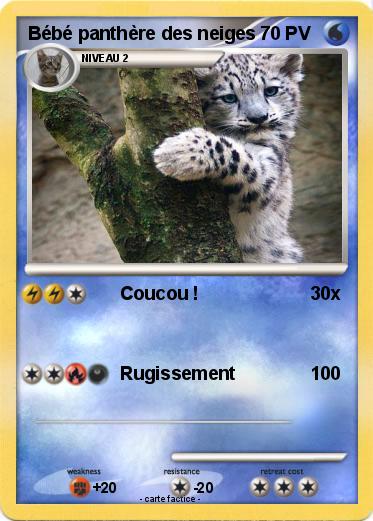 Pokemon Bébé panthère des neiges