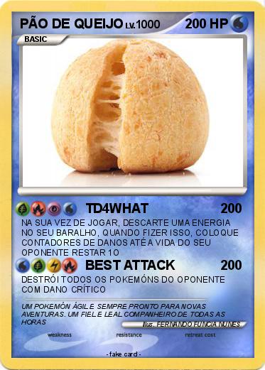 Pokemon PÃO DE QUEIJO