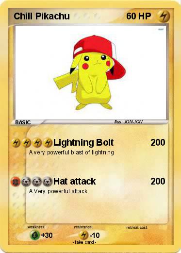 Pokemon Chill Pikachu