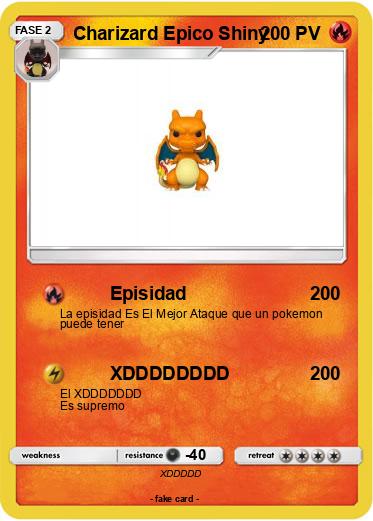Pokemon Charizard Epico Shiny