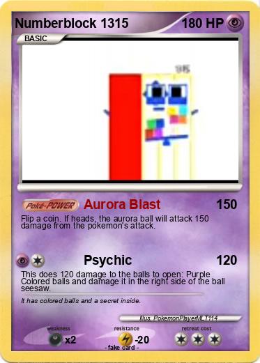 Pokemon Numberblock 1315