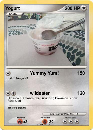 Pokemon Yogurt