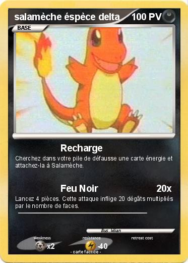 Pokemon salamèche éspèce delta
