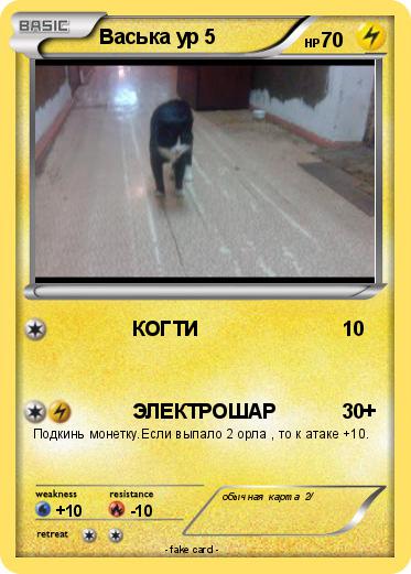 Pokemon Васька ур 5