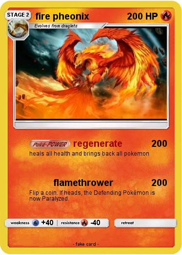 Pokemon fire pheonix