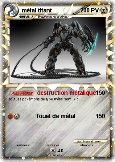 Pokemon métal titant