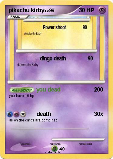 Pokemon pikachu kirby