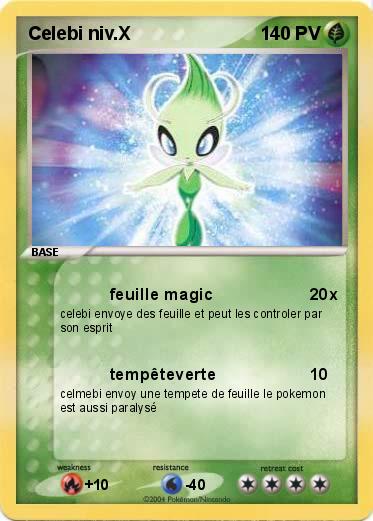 Pokemon Celebi niv.X