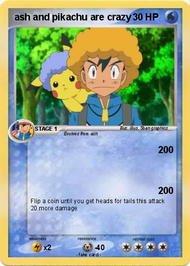 Pokemon ash and pikachu are crazy