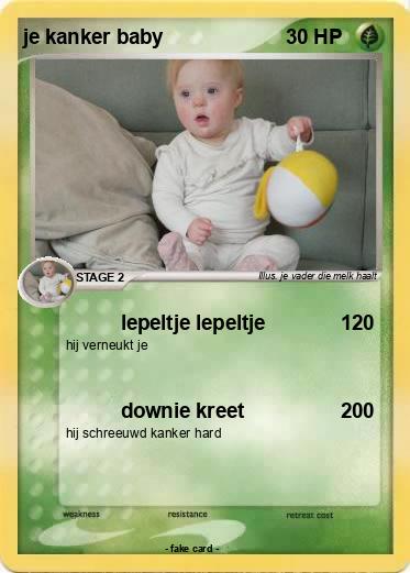 Pokemon je kanker baby