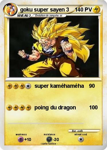 Pokemon goku super sayen 3