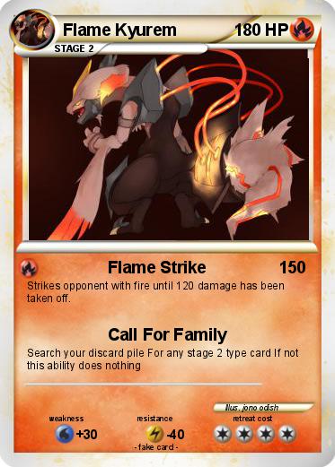 Pokemon Flame Kyurem