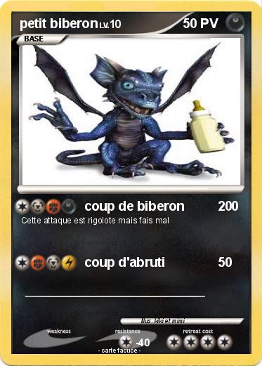 Pokemon petit biberon