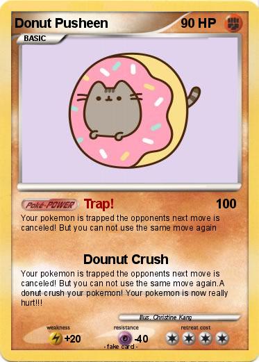 Pokemon Donut Pusheen