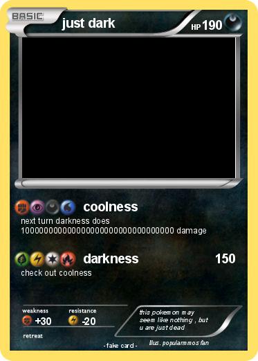 Pokemon just dark