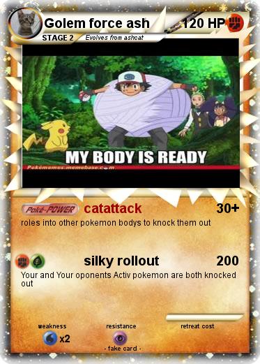 Pokemon Golem force ash