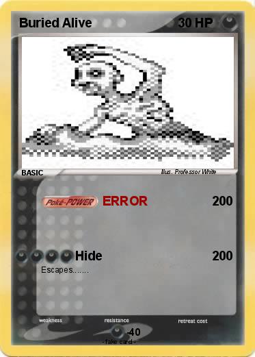 Pokemon Buried Alive