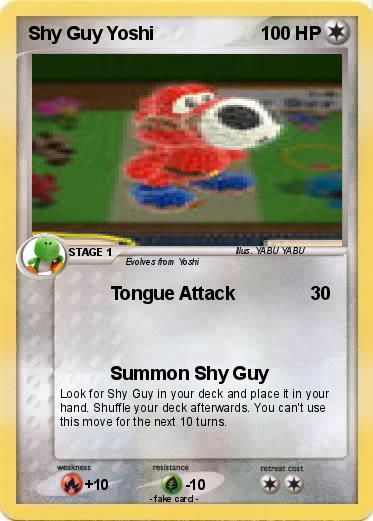 Pokemon Shy Guy Yoshi