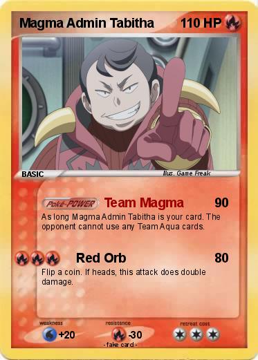 Pokemon Magma Admin Tabitha