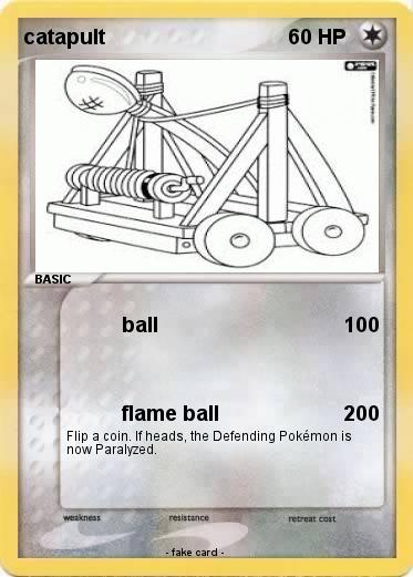 Pokemon catapult