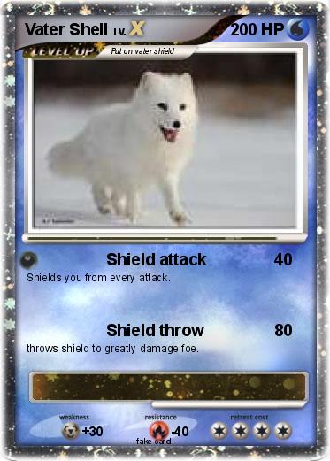 Pokemon Vater Shell