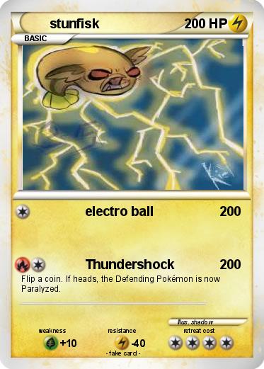Pokemon stunfisk