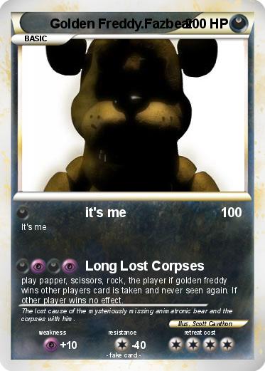 Pokemon Golden Freddy.Fazbear