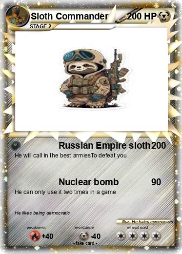 Pokemon Sloth Commander