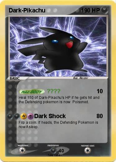 Pokemon Dark-Pikachu