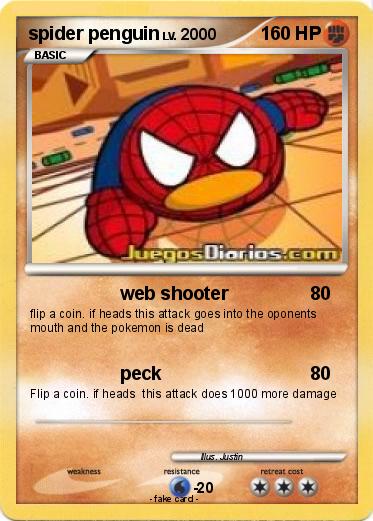 Pokemon spider penguin